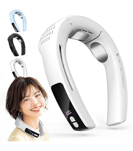 Amazon | Kemiuu 首掛け扇風機 冷却プレート 【2026年夏新型・3段階